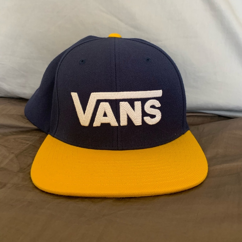 Vans Navy and Yellow Snapback